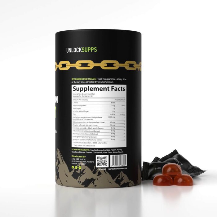 Shilajit gummies  with Gokshura, Ashwagandha and Black musli - Image 4