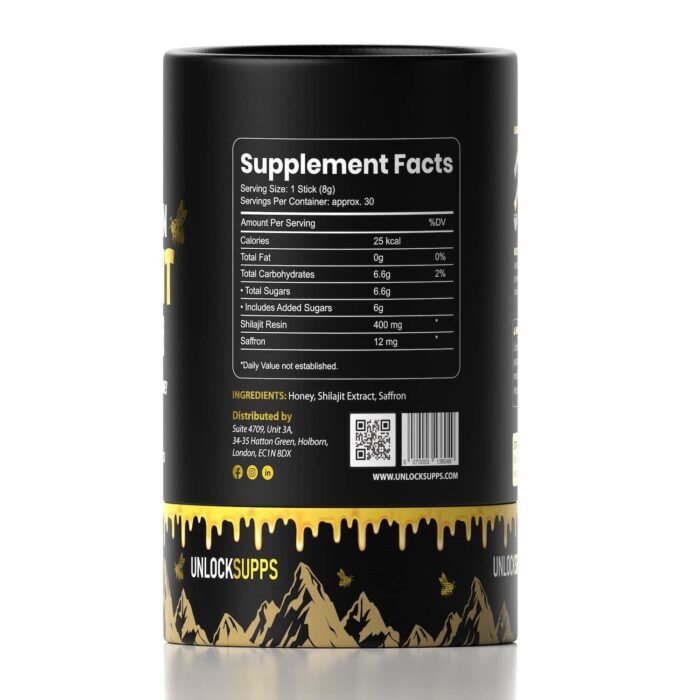 Pure Shilajit Honey Sticks with Saffron - Image 2