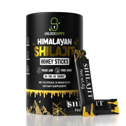 Pure Shilajit Honey Sticks with Saffron
